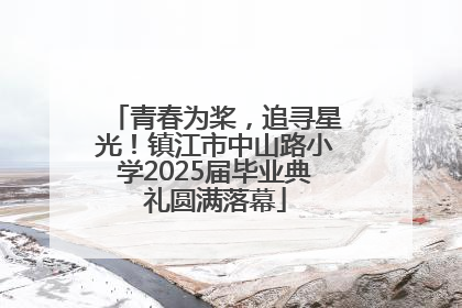 青春为桨，追寻星光！镇江市中山路小学2025届毕业典礼圆满落幕