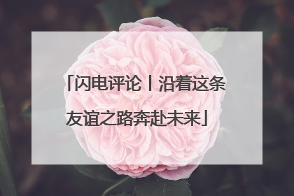 闪电评论丨沿着这条友谊之路奔赴未来