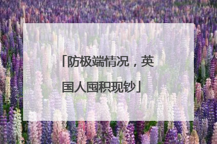 防极端情况，英国人囤积现钞