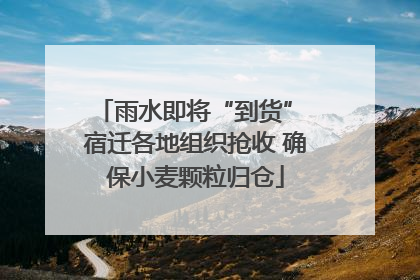 雨水即将“到货” 宿迁各地组织抢收 确保小麦颗粒归仓