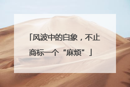 风波中的白象，不止商标一个“麻烦”