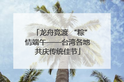 龙舟竞渡 “粽”情端午——台湾各地共庆传统佳节